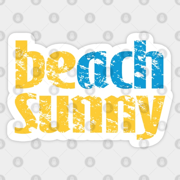 Beach Sunny Sticker by Etopix